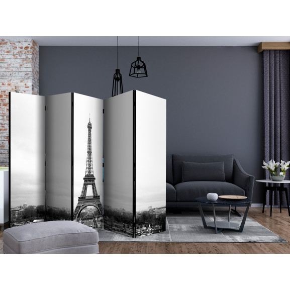 Paravan Paris: Black And White Photography Ii [Room Dividers] 225 cm x 172 cm Artgeist