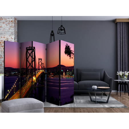 Paravan Charming Evening In San Francisco Ii [Room Dividers] 225 cm x 172 cm-01