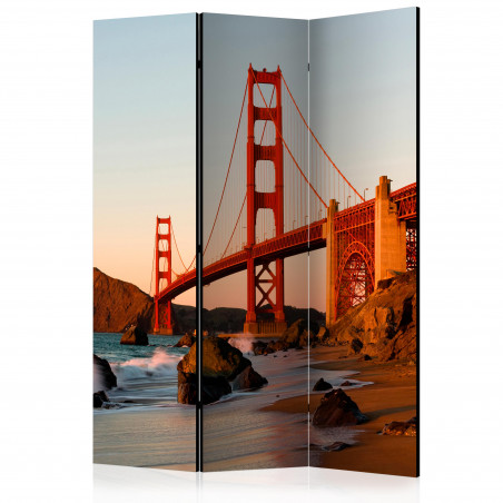Paravan Golden Gate Bridge Sunset, San Francisco [Room Dividers] 135 cm x 172 cm-01
