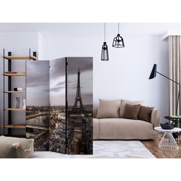 Paravan night in paris [room dividers] 135 cm x 172 cm