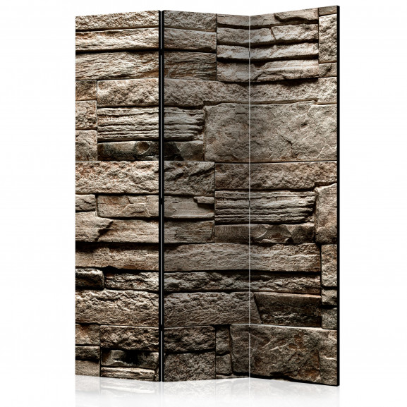 Paravan Beautiful Brown Stone [Room Dividers] 135 cm x 172 cm