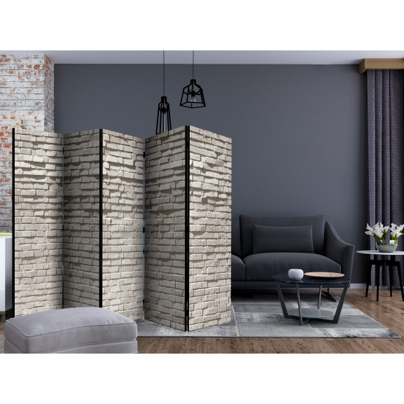 Paravan brick wall: minimalism ii [room dividers] 225 cm x 172 cm