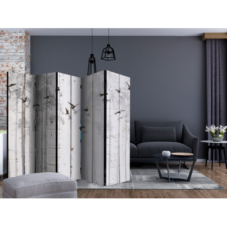 Paravan Birds On Boards Ii [Room Dividers] 225 cm x 172 cm-01