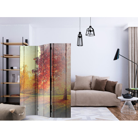 Paravan Autumn Sun [Room Dividers] 135 cm x 172 cm-01