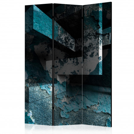 Paravan Azure Geometry [Room Dividers] 135 cm x 172 cm-01