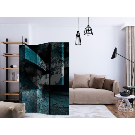 Paravan Azure Geometry [Room Dividers] 135 cm x 172 cm-01