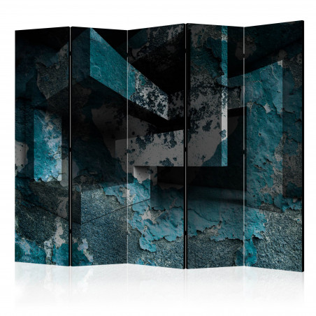 Paravan Azure Geometry Ii [Room Dividers] 225 cm x 172 cm-01