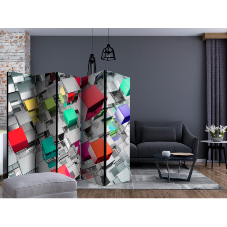 Paravan Colours Of Metal Ii [Room Dividers] 225 cm x 172 cm-01