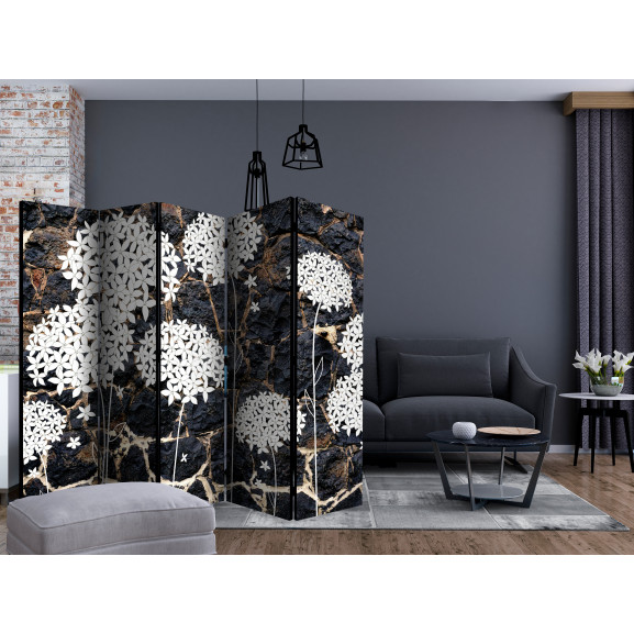Paravan dark garden ii [room dividers] 225 cm x 172 cm