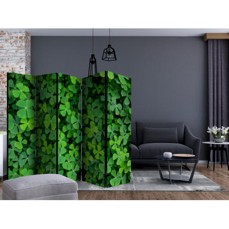 Paravan Green Clover Ii [Room Dividers] 225 cm x 172 cm-01