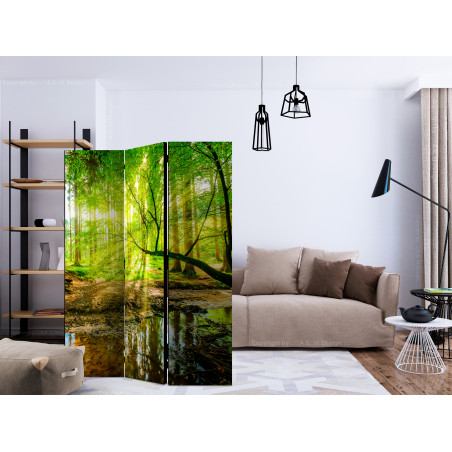 Paravan Forest Stream [Room Dividers] 135 cm x 172 cm-01