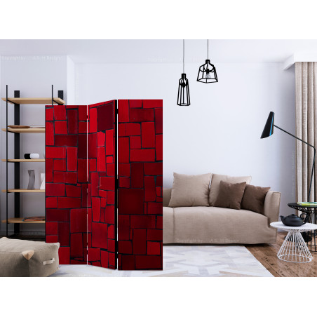 Paravan Red Imagination [Room Dividers] 135 cm x 172 cm-01