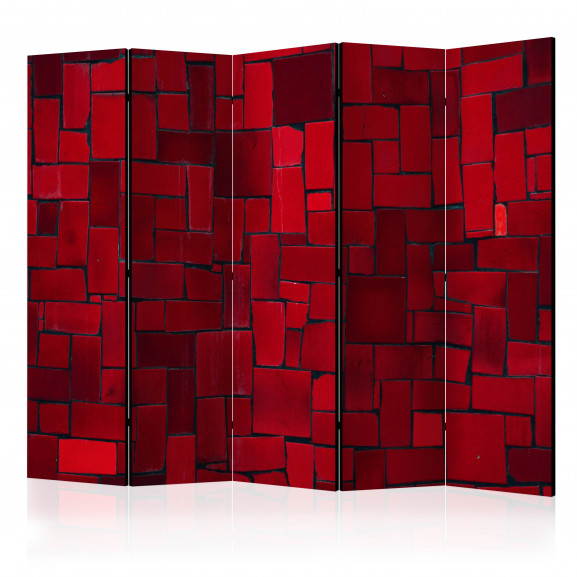 Paravan Red Imagination Ii [Room Dividers] 225 cm x 172 cm 172