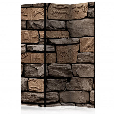Paravan Egyptian Stone [Room Dividers] 135 cm x 172 cm-01