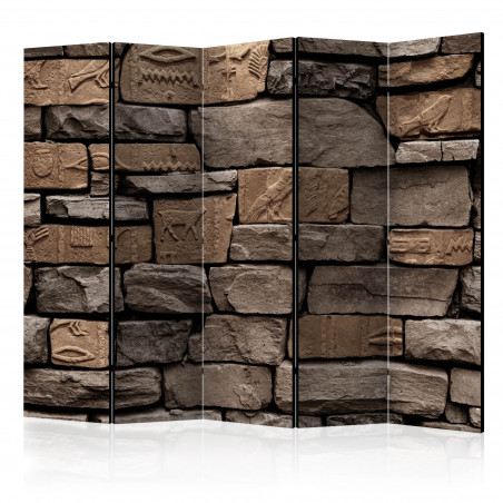 Paravan Egyptian Stone Ii [Room Dividers] 225 cm x 172 cm-01