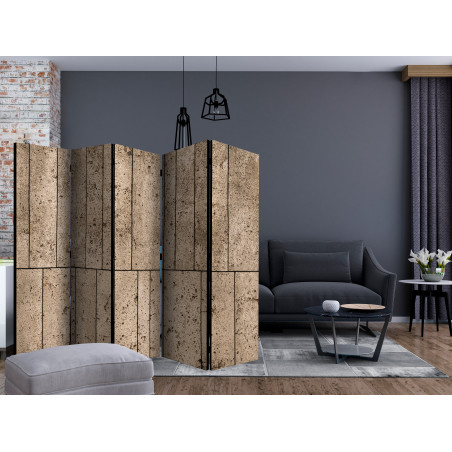 Paravan Beige Wall Ii [Room Dividers] 225 cm x 172 cm-01