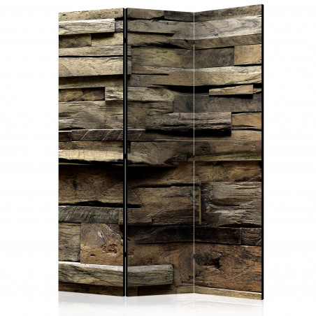 Paravan Rustic Style: Country Cottage [Room Dividers] 135 cm x 172 cm-01