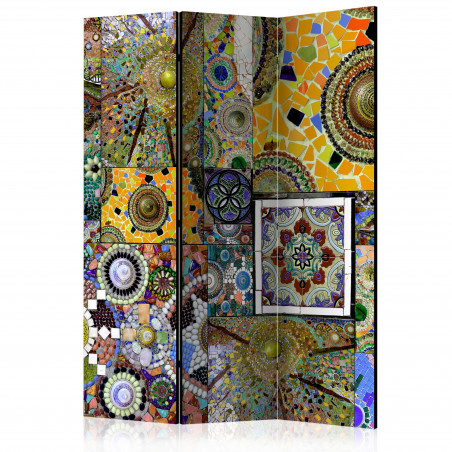 Paravan Solar Mosaic [Room Dividers] 135 cm x 172 cm-01