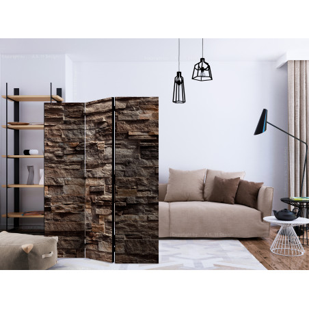 Paravan Stylish Bronze [Room Dividers] 135 cm x 172 cm-01