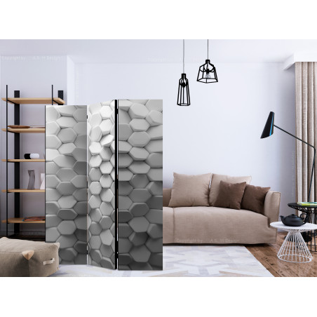 Paravan White Mystery [Room Dividers] 135 cm x 172 cm-01