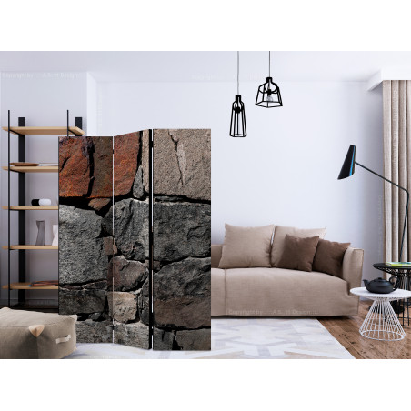 Paravan Dark Stones [Room Dividers] 135 cm x 172 cm-01