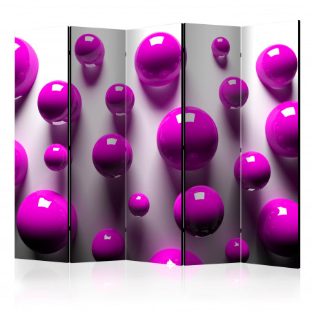 Paravan Purple Balls Ii [Room Dividers] 225 cm x 172 cm-01