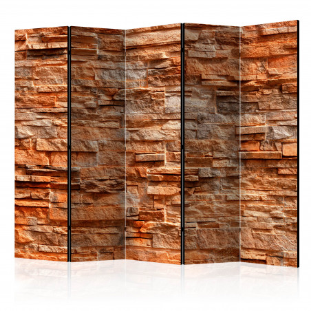 Paravan Orange Stone Ii [Room Dividers] 225 cm x 172 cm-01