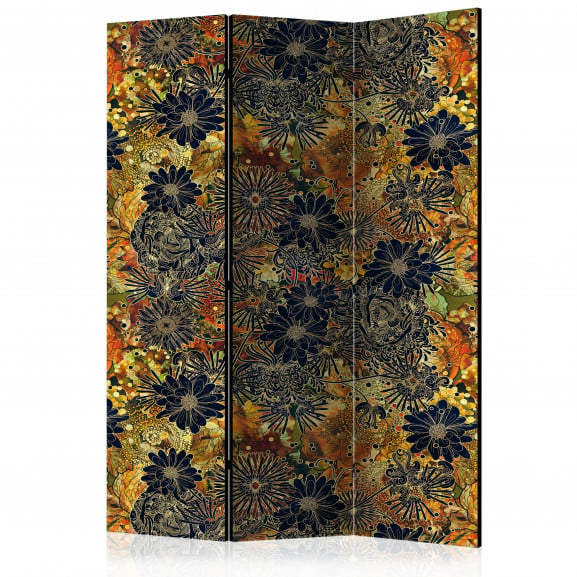 Paravan Floral Madness [Room Dividers] 135 cm x 172 cm