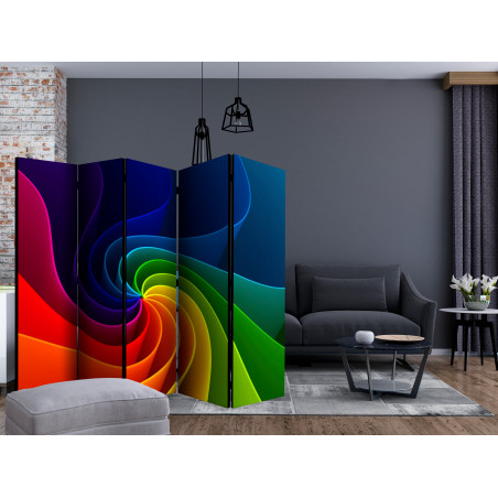 Paravan Colorful Pinwheel Ii [Room Dividers] 225 cm x 172 cm-01