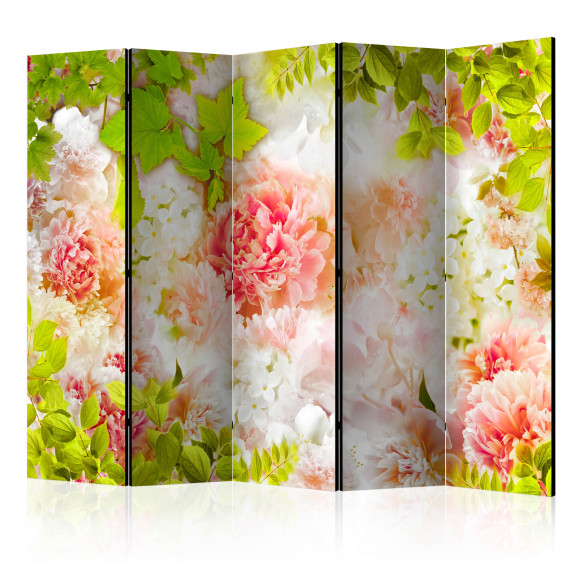 Paravan Bright Peonies Ii [Room Dividers] 225 cm x 172 cm