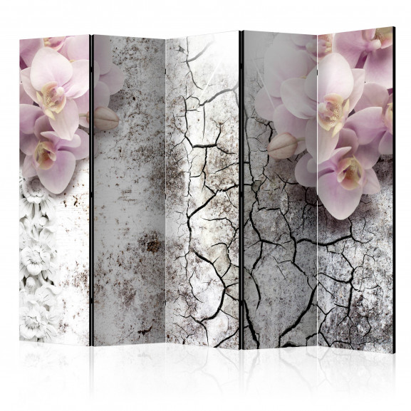 Paravan Bright Red Orchids Ii [Room Dividers] 225 cm x 172 cm