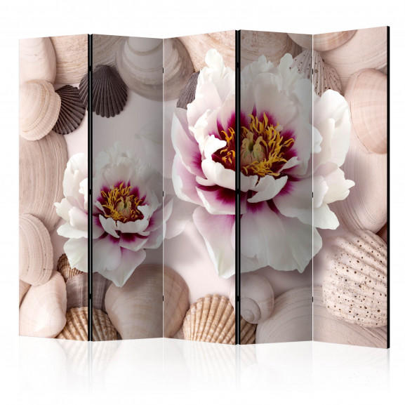 Paravan Flowers And Shells Ii [Room Dividers] 225 cm x 172 cm