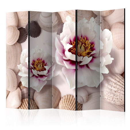 Paravan Flowers And Shells Ii [Room Dividers] 225 cm x 172 cm-01