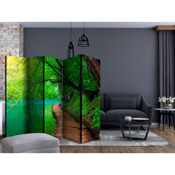 Paravan Green Peace Ii [Room Dividers] 225 cm x 172 cm Artgeist imagine antiquemob.ro