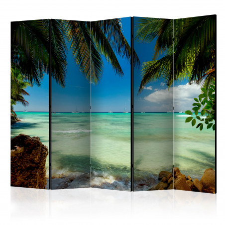 Paravan Relaxing On The Beach Ii [Room Dividers] 225 cm x 172 cm-01