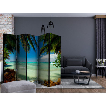 Paravan Relaxing On The Beach Ii [Room Dividers] 225 cm x 172 cm-01