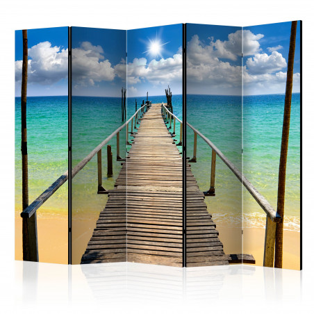 Paravan Beach, Sun, Bridge Ii [Room Dividers] 225 cm x 172 cm-01