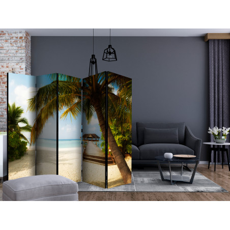 Paravan Paradise Beach Ii [Room Dividers] 225 cm x 172 cm-01