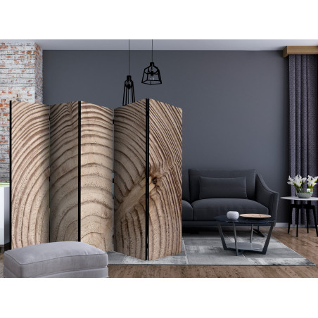 Paravan Wood Grain Ii [Room Dividers] 225 cm x 172 cm-01