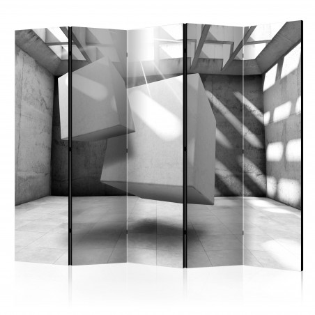 Paravan Dancing Squares Ii [Room Dividers] 225 cm x 172 cm-01