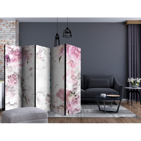 Paravan Dancing Peonies Ii [Room Dividers] 225 cm x 172 cm-01