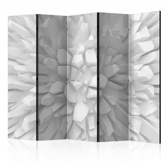 Paravan White Dahlia Ii [Room Dividers] 225 cm x 172 cm