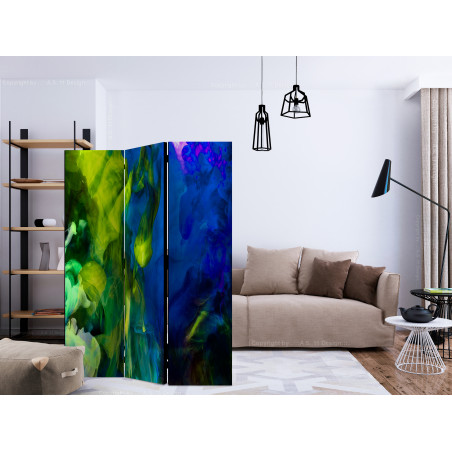 Paravan Colored Flames Ii [Room Dividers] 135 cm x 172 cm-01