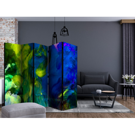 Paravan Colored Flames Ii Ii [Room Dividers] 225 cm x 172 cm-01