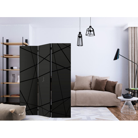 Paravan Dark Intersection [Room Dividers] 135 cm x 172 cm-01