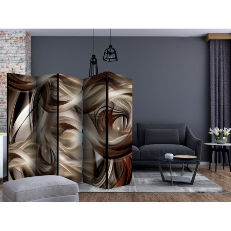 Paravan Brown Revelry Ii [Room Dividers] 225 cm x 172 cm-01