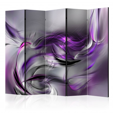 Paravan Purple Swirls Ii Ii [Room Dividers] 225 cm x 172 cm-01