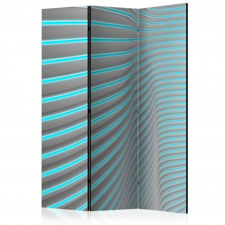 Paravan Neon Blue [Room Dividers] 135 cm x 172 cm-01