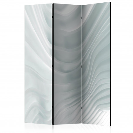 Paravan Waving White [Room Dividers] 135 cm x 172 cm-01