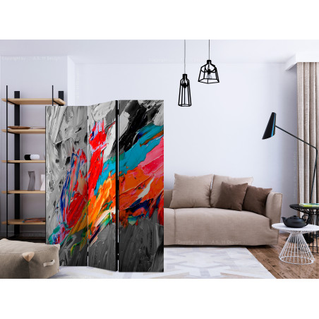 Paravan Fiery Bird [Room Dividers] 135 cm x 172 cm-01